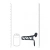 Vibrating Cage Silicone Cock Sleeve and Ball Ring - Black